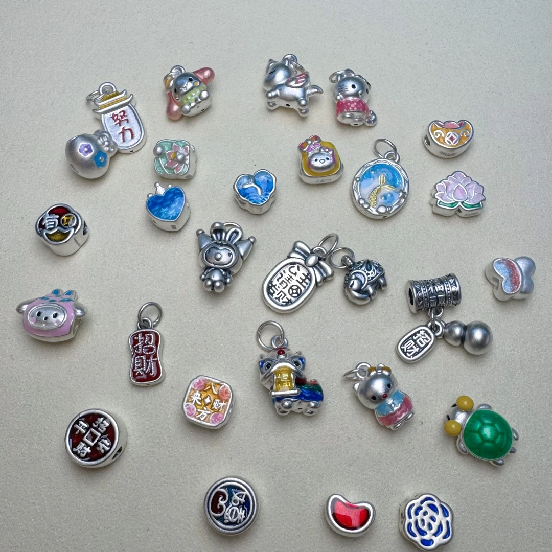 足银锦纶手链  【熙银坊】999和925 银制品手工编手绳 时尚创意复古