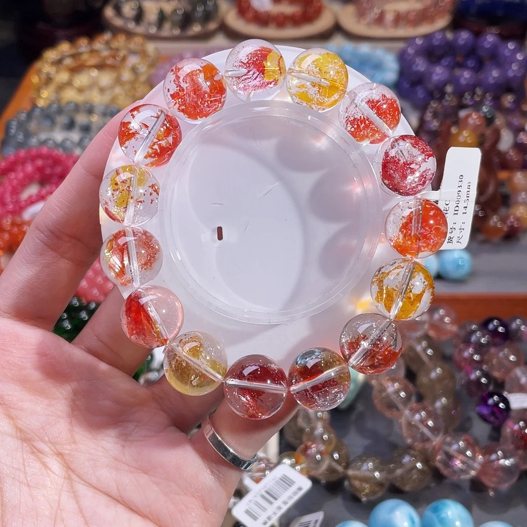 手链水晶未镶嵌锦鲤胶花14.5