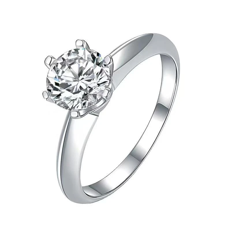 【高定优选】 GSYX   经典T家六爪戒指1.0CT