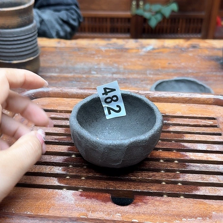 纯手工制作粗陶茶具