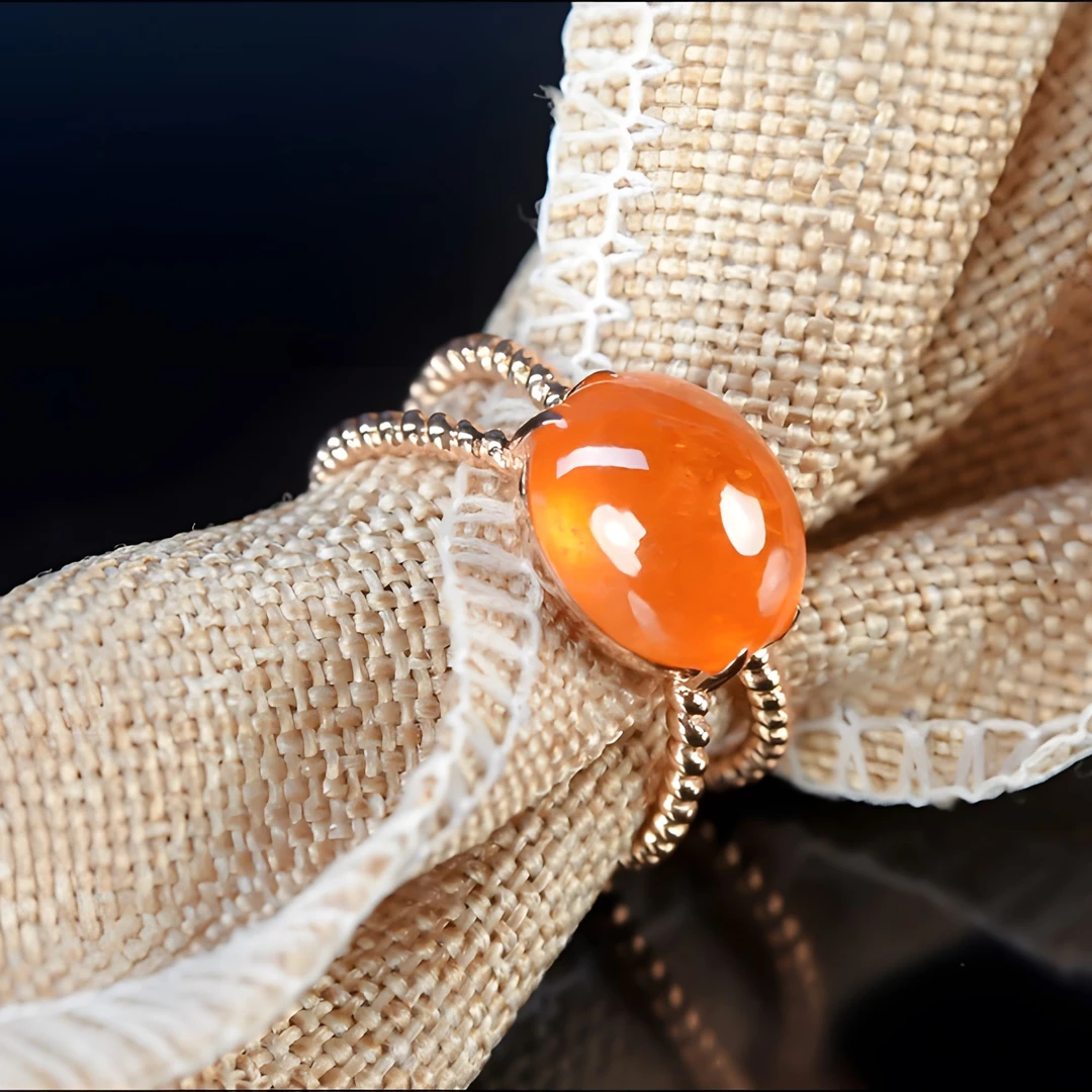 原创设计：“你的芬达”18K玫瑰金戒指