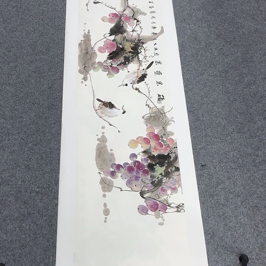 国画138*35纯手绘周艺