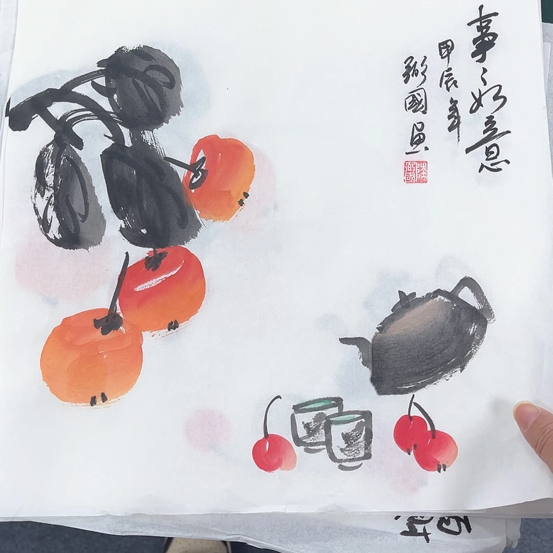 国画宣纸国画纯手绘字画