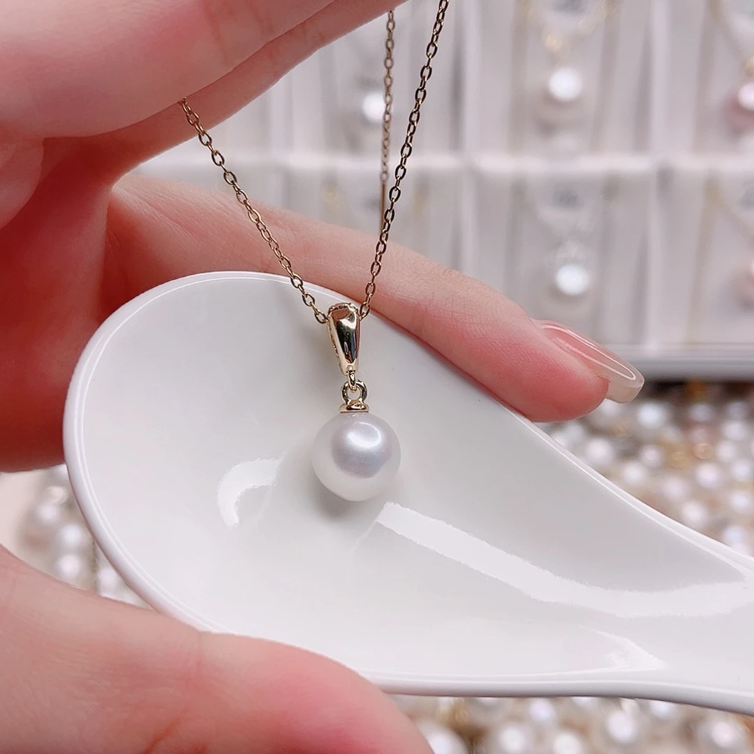 淡水珍珠未镶嵌吊坠(赠链)