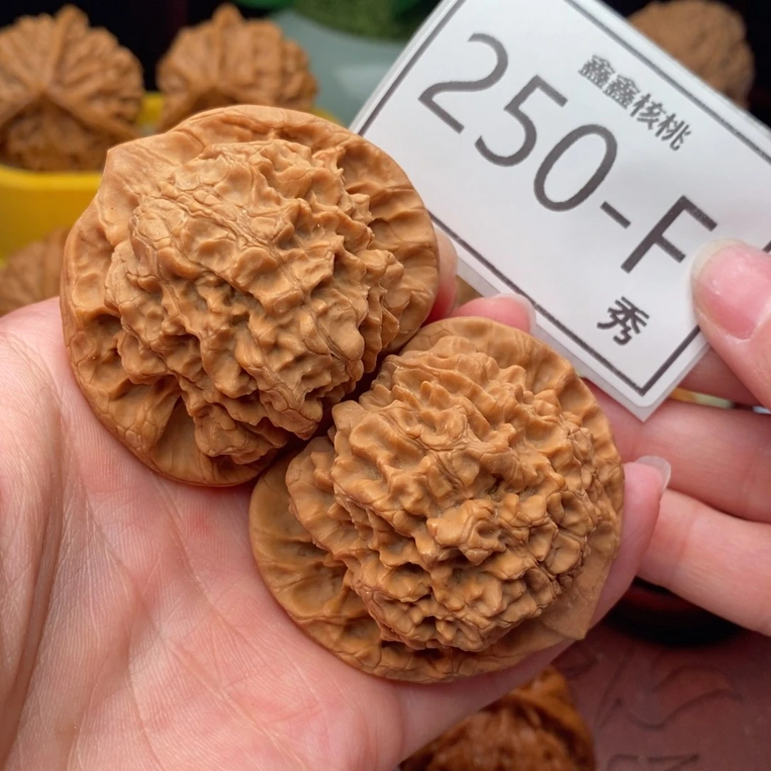 文玩核桃把件官帽50