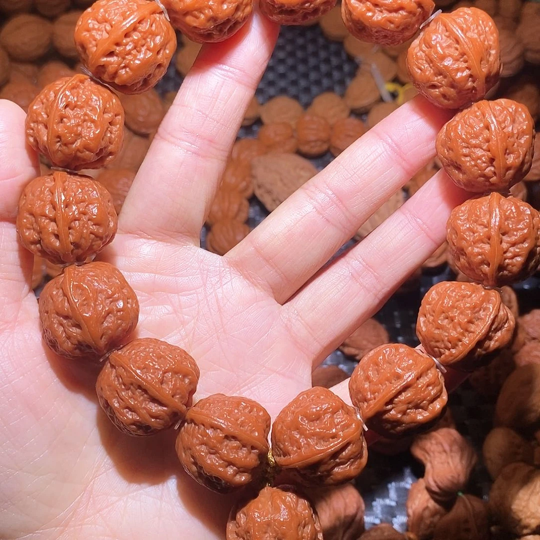 文玩核桃吊坠23尺方肚手持