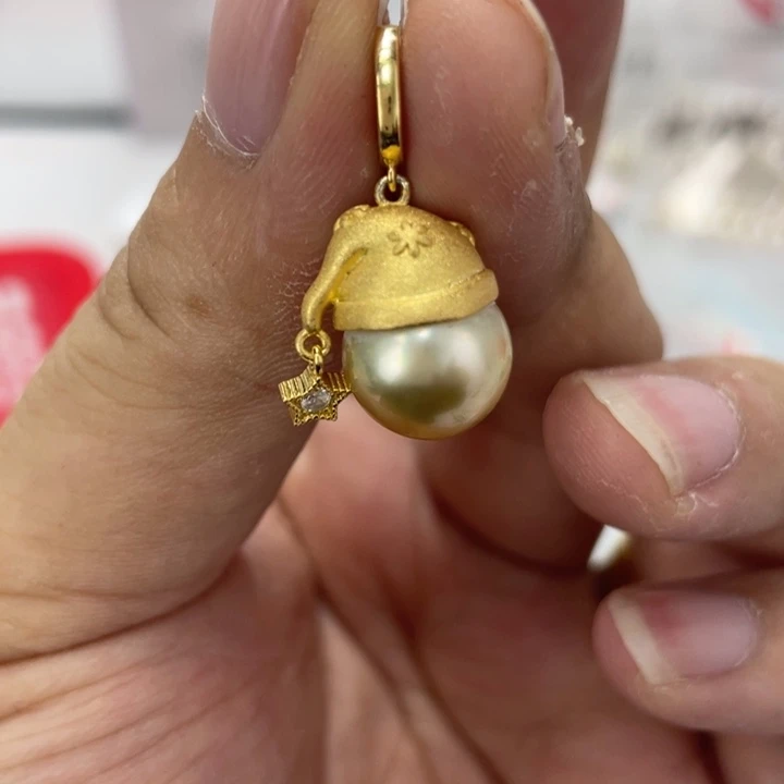 颈饰银S925镶嵌海水珍珠