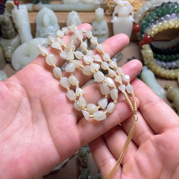 和田玉未镶嵌颈饰金****械