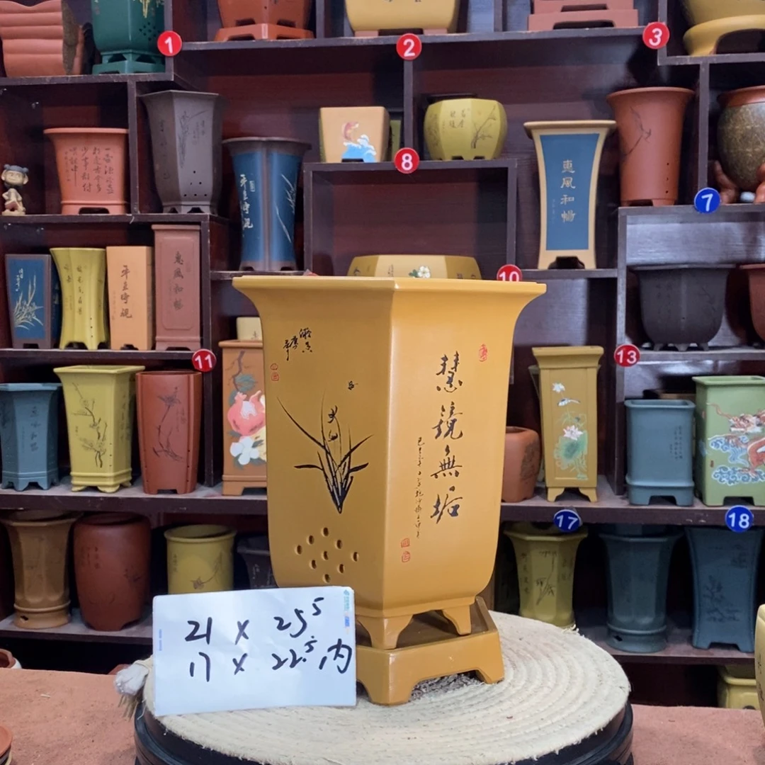 紫砂艺术紫砂花盆