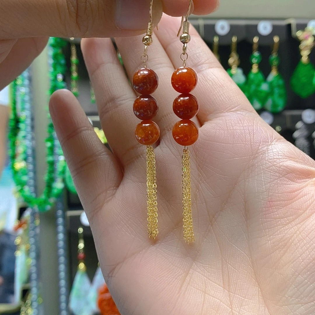 未镶嵌翡翠耳饰翡翠