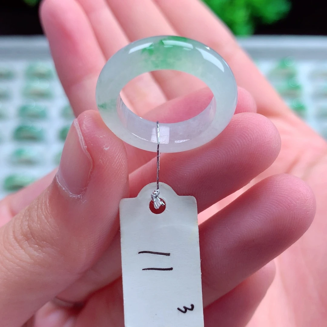 未镶嵌戒指翡翠天然