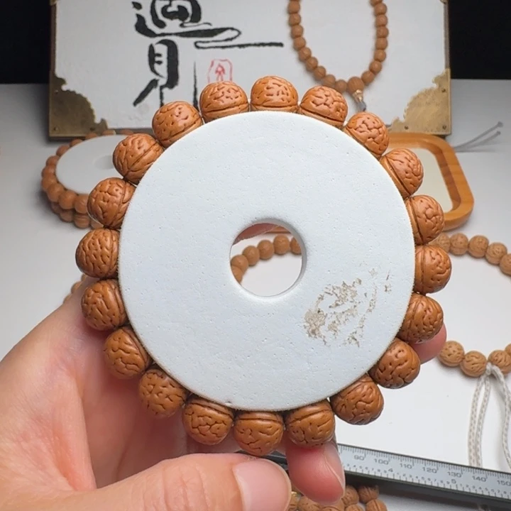 小***红手串桃核12➕红皮单圈