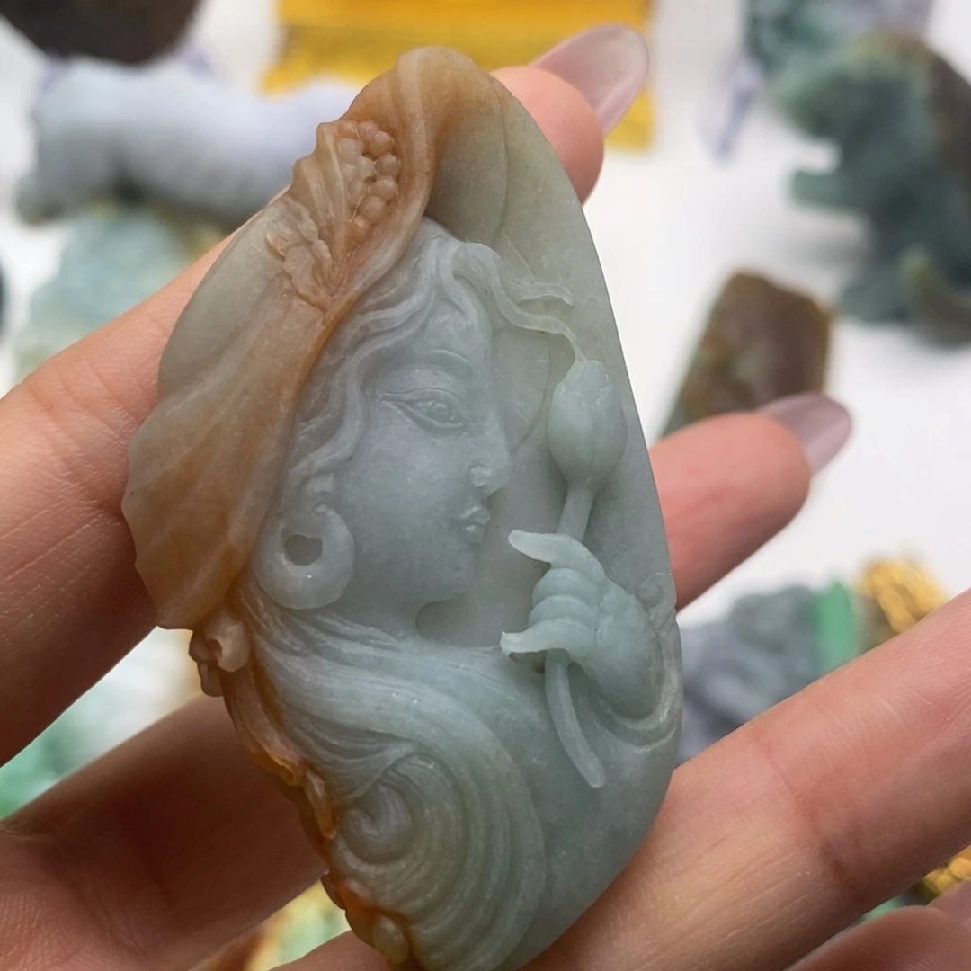 定制翡翠未镶嵌天然缅甸A货翡翠