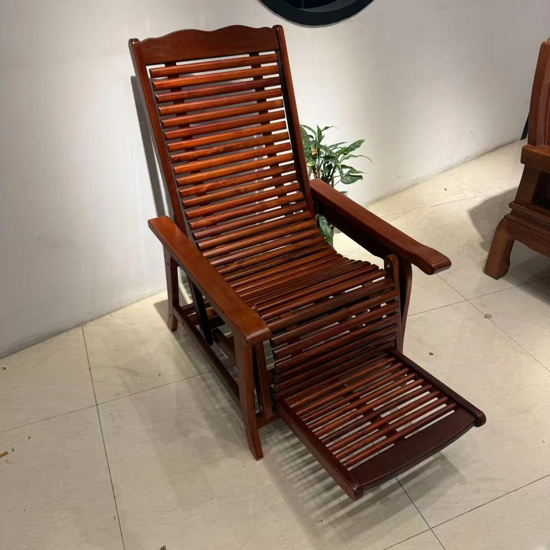 进口实木多功能摇椅躺椅超舒适午休必备用料厚实午休院子实木家具