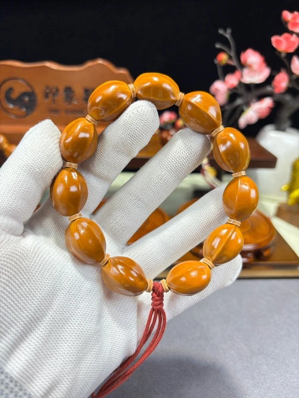 YIN XIANG 印象铁核17三花鲨鱼背梅林铁核精抛光亮面款橄榄核