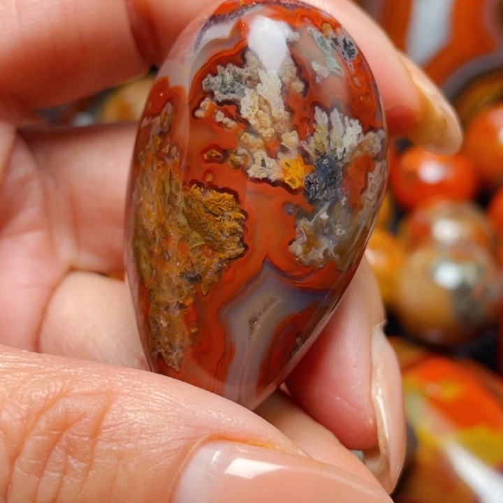 玛瑙/玉髓战国红玛瑙挂件未镶嵌