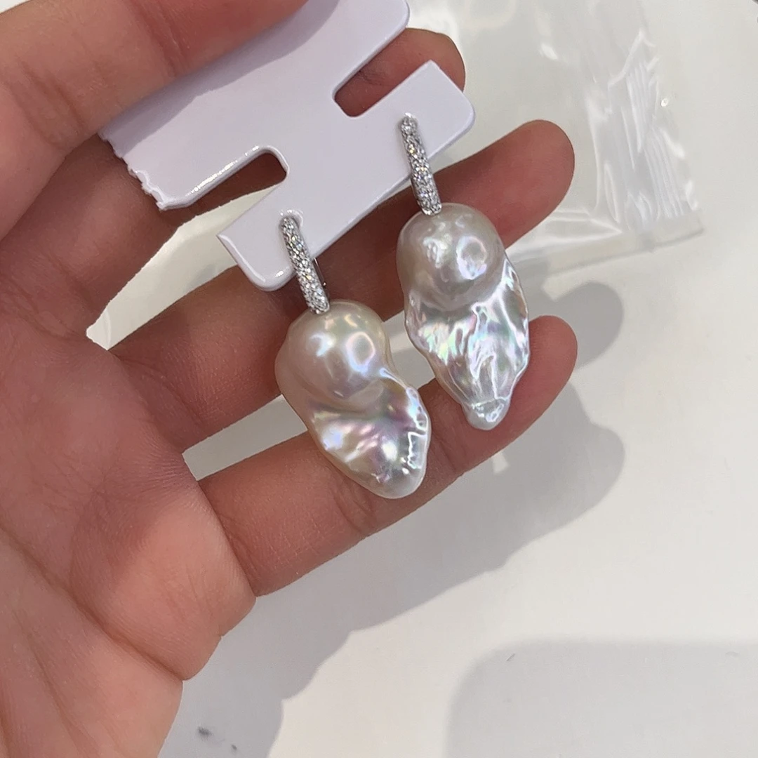 耳饰淡水珍珠合金
