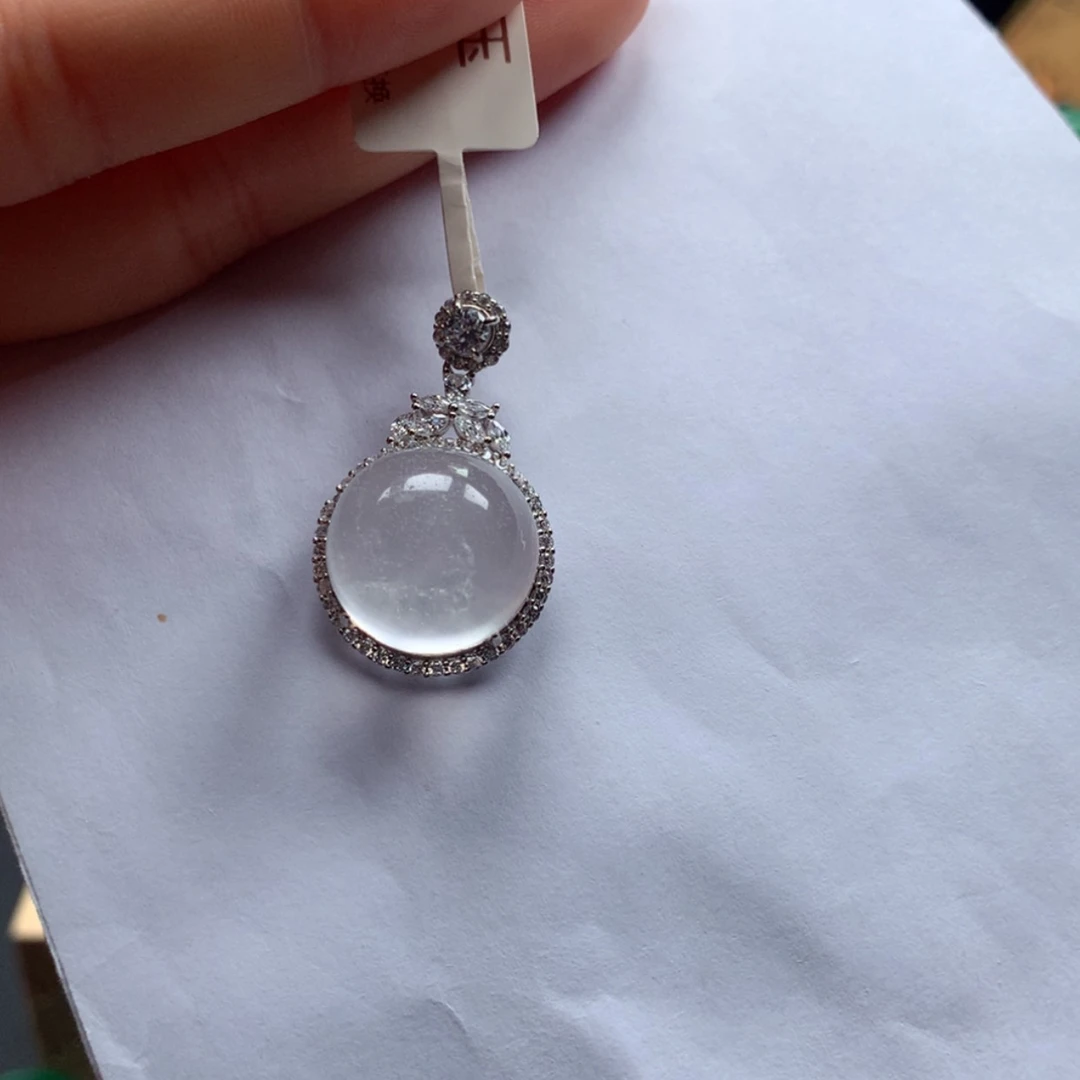 【闪购商品】石英质玉银S925镶嵌颈饰凤**馨