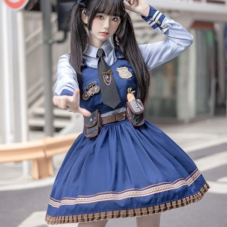 cos成人兔子警官洛丽塔朱迪学生漫展卡通角色套装全套不限季节女