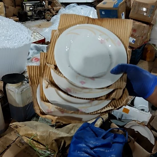 绿泥陶瓷盘子碗啥都有