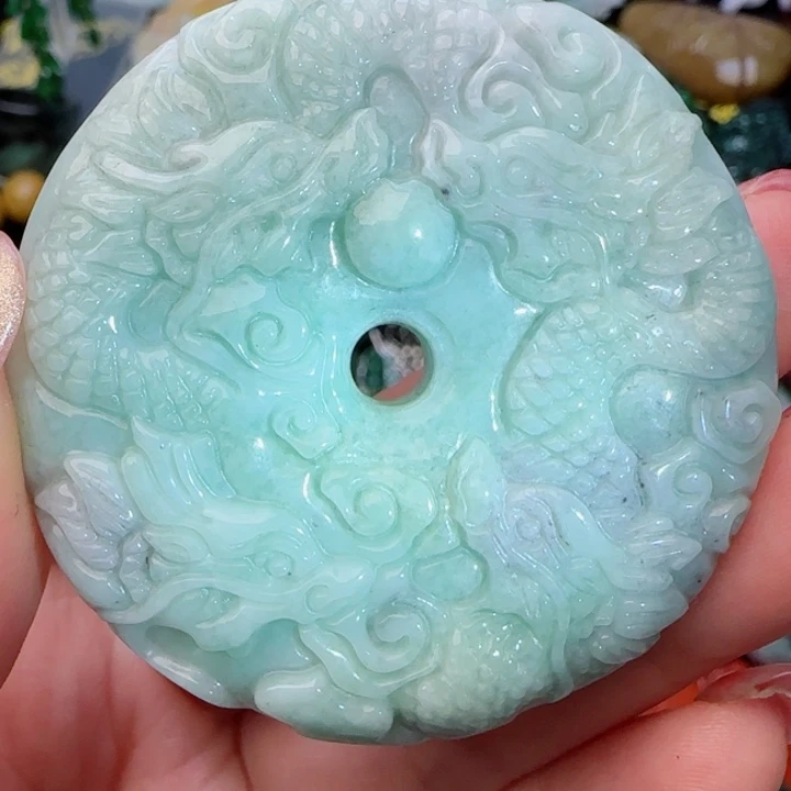 翡翠颈饰未镶嵌天然A货768