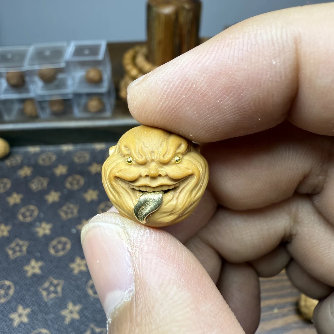 猴头 单颗 雕刻 舔僧重工 1