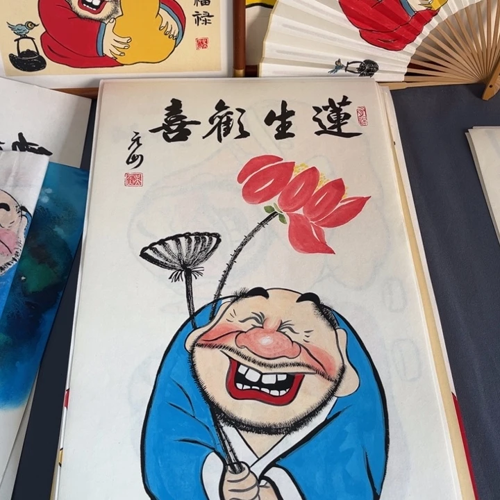 国画禅意画纯手绘作品
