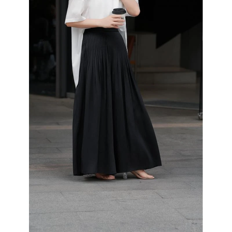 爱妃原创【乘风】新中式长裤宽松高腰国风百搭阔腿裤86849