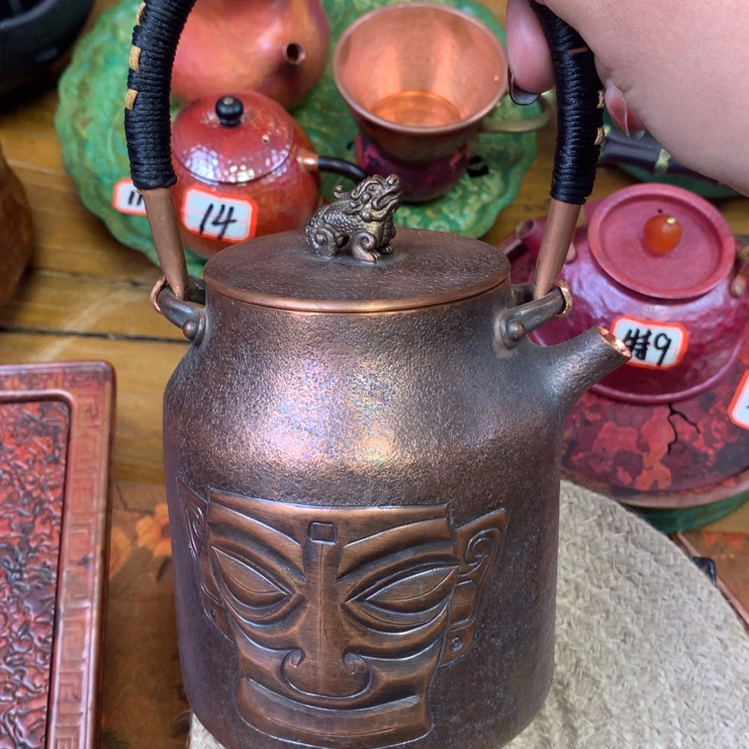 样品不退换三星堆提梁壶