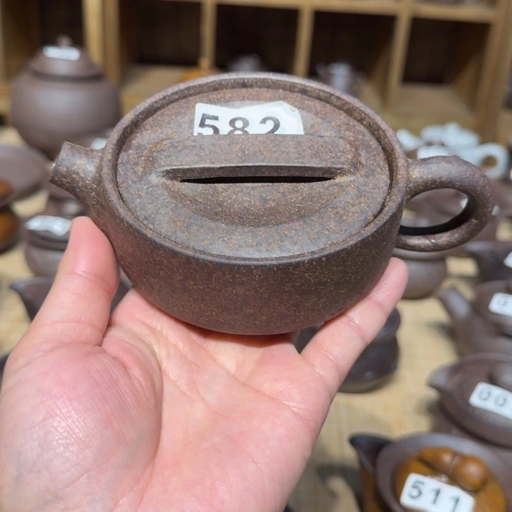 杯G****g粗瓷茶具素胎无釉盖碗