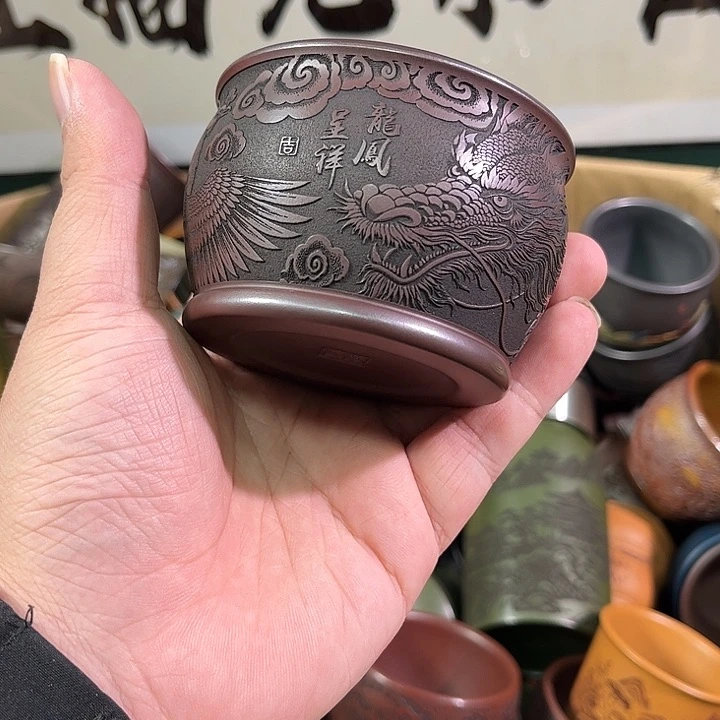 茶杯紫砂全手工紫砂主人杯