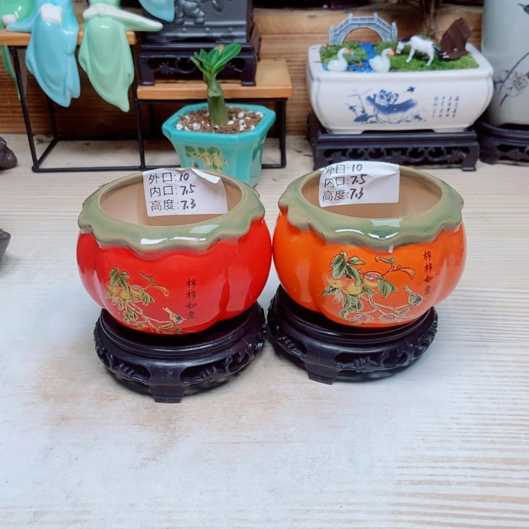 瓷片陶瓷花盆陶瓷艺术