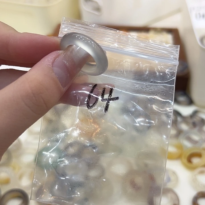 玛瑙/玉髓合金戒指64港12