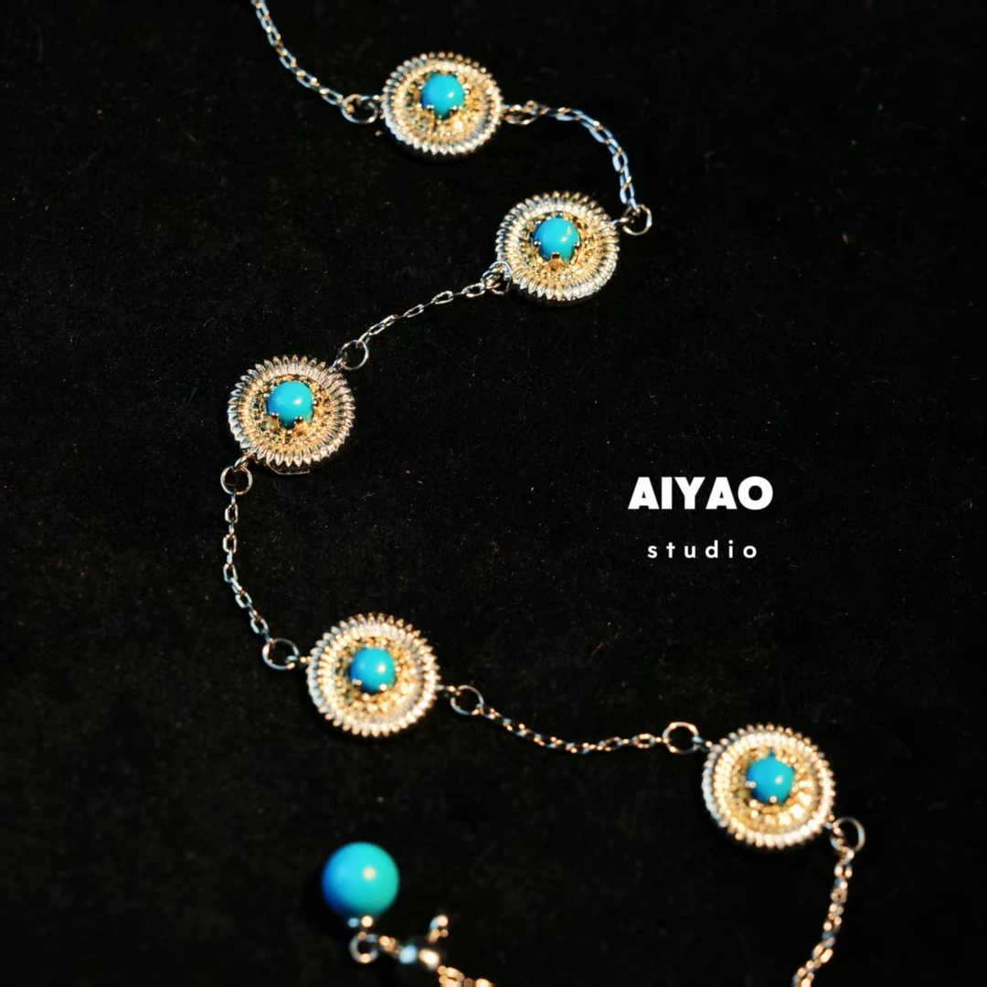合金手链 【AIYAO雏菊花手链A28