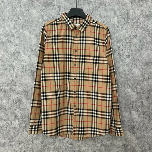 95新 BURBERRY/博柏利 Burberry格纹衬衫