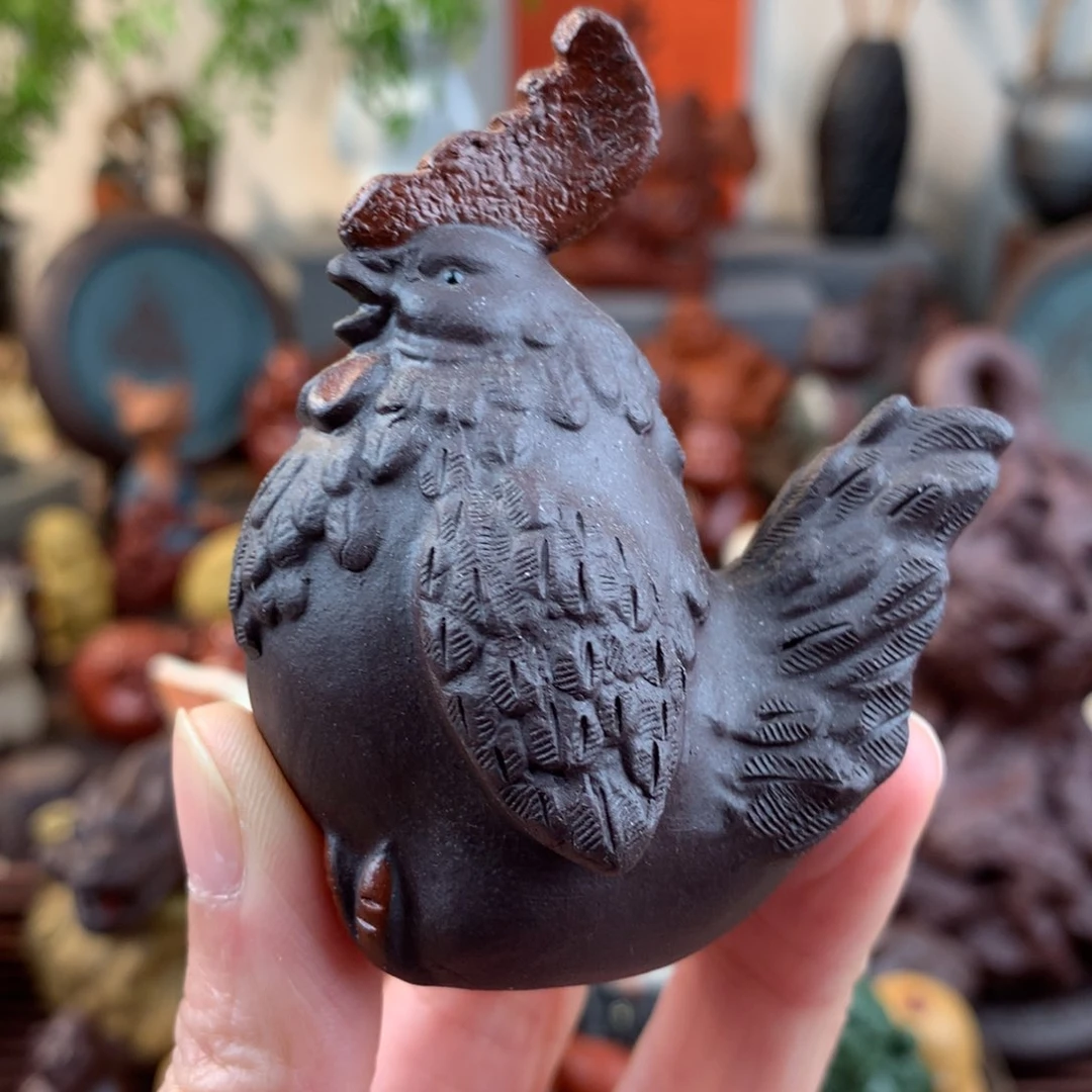 紫砂茶宠大吉大利紫泥