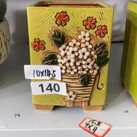 【闪购商品】红陶粗陶材质多肉花盆