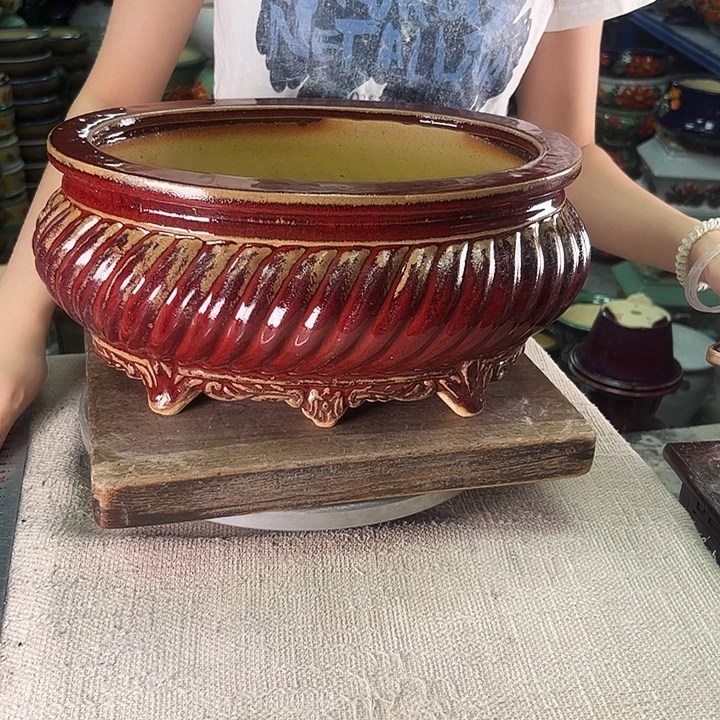 泳坤堂石湾盆陶瓷