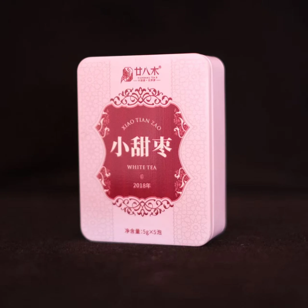 廿八木 小甜枣25克 武夷山白茶 紧压白牡丹 小方片