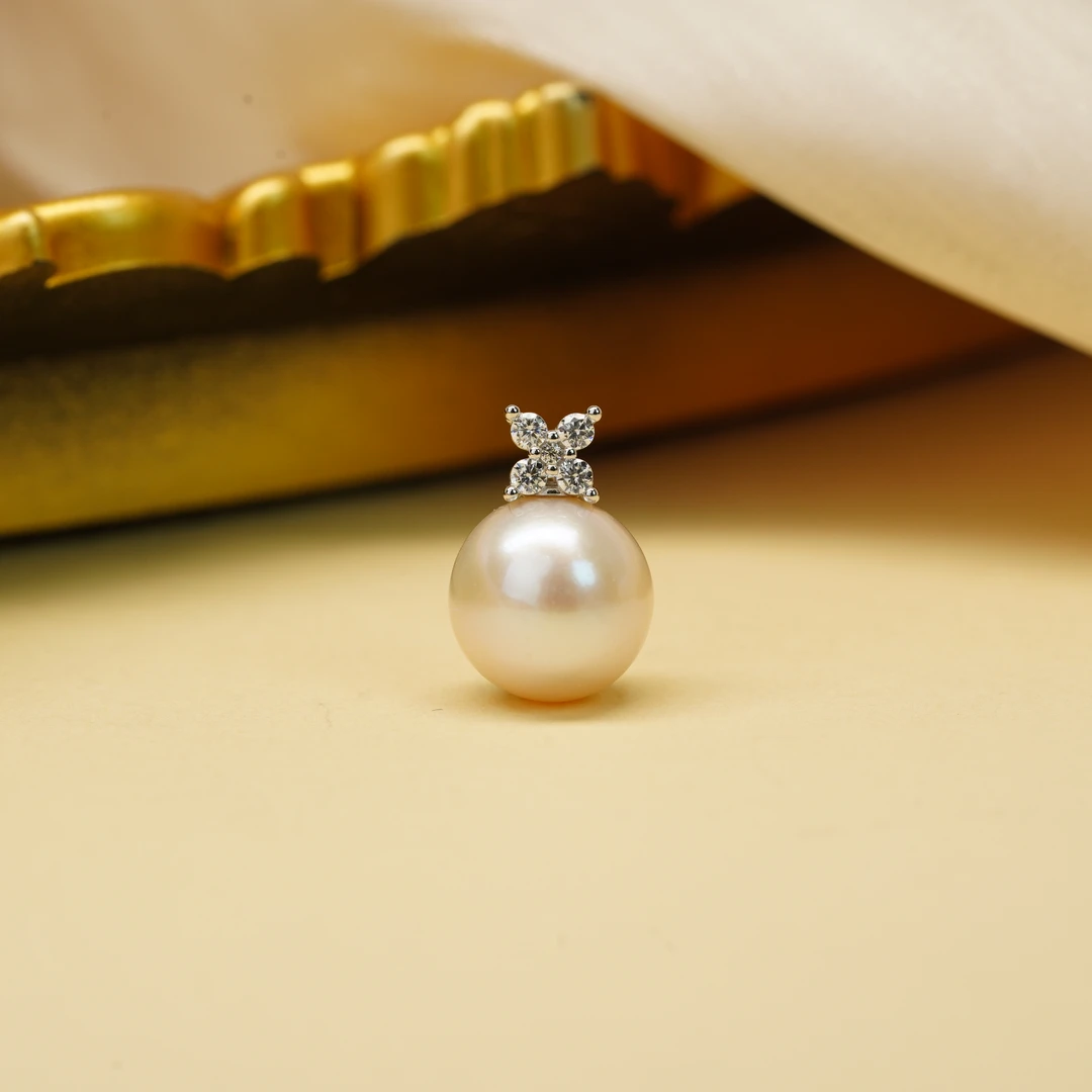 【小北好物】淡水珍珠吊坠尺寸约10mm+【多样性发一件】-17QH74X389