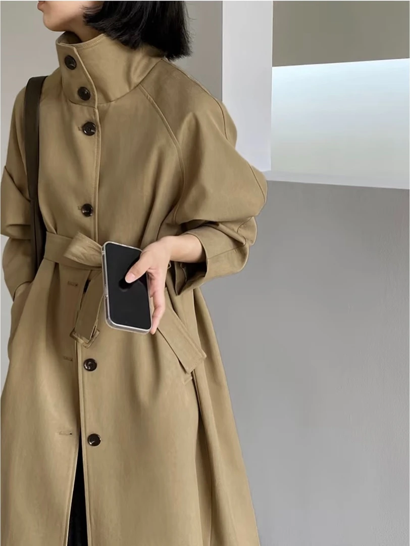 （非图片款）春秋高级感风衣气质短款百搭宽松中长款韩版休闲潮流