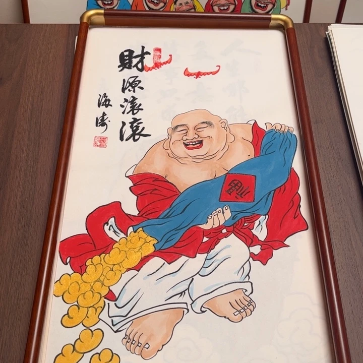 国画禅意画纯手绘作品
