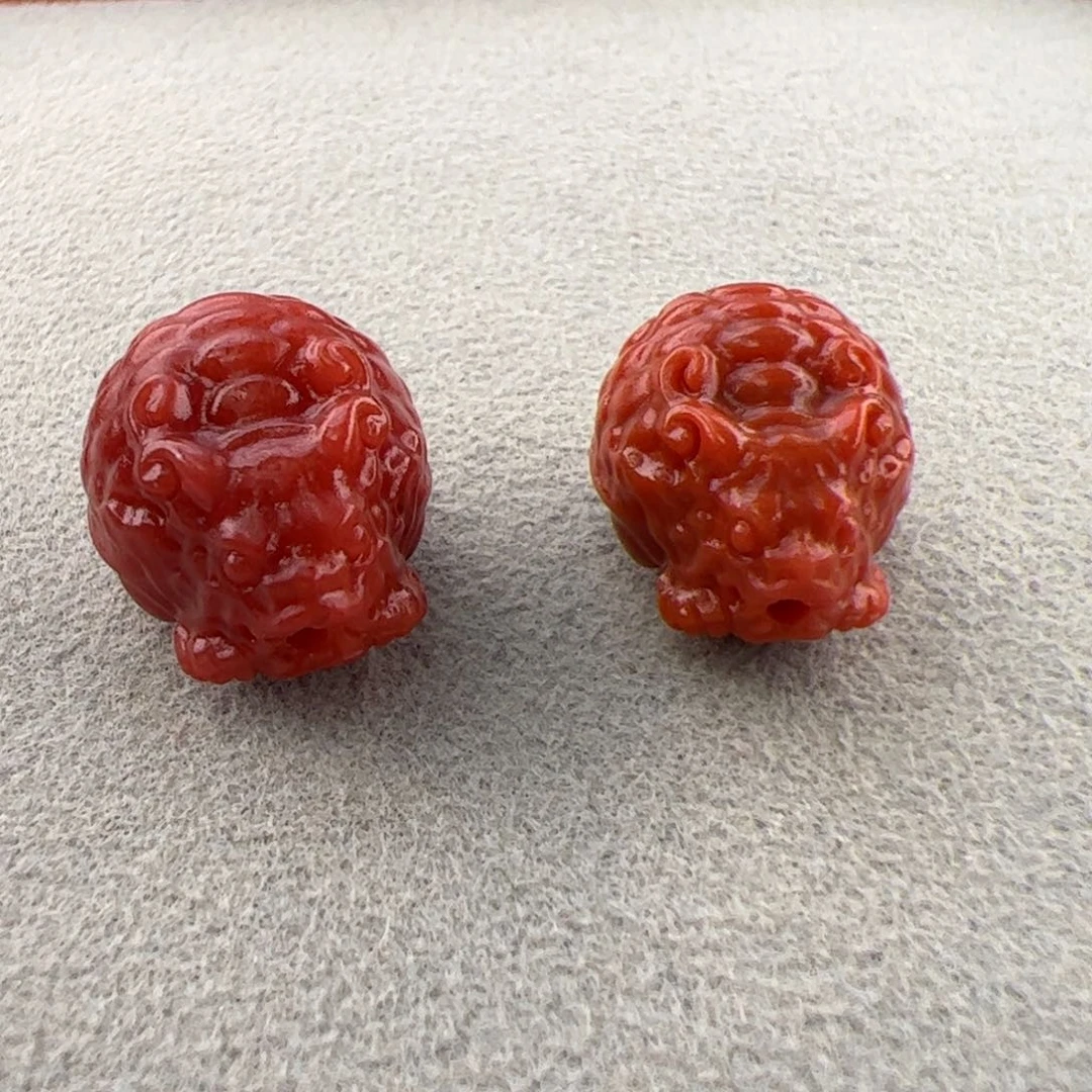 未镶嵌（通孔龙龟16*12发一个）南红玛瑙