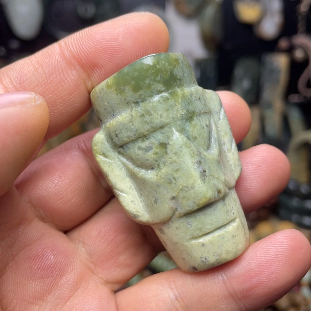 岫岩河磨玉（透闪石质玉）未镶嵌颈饰