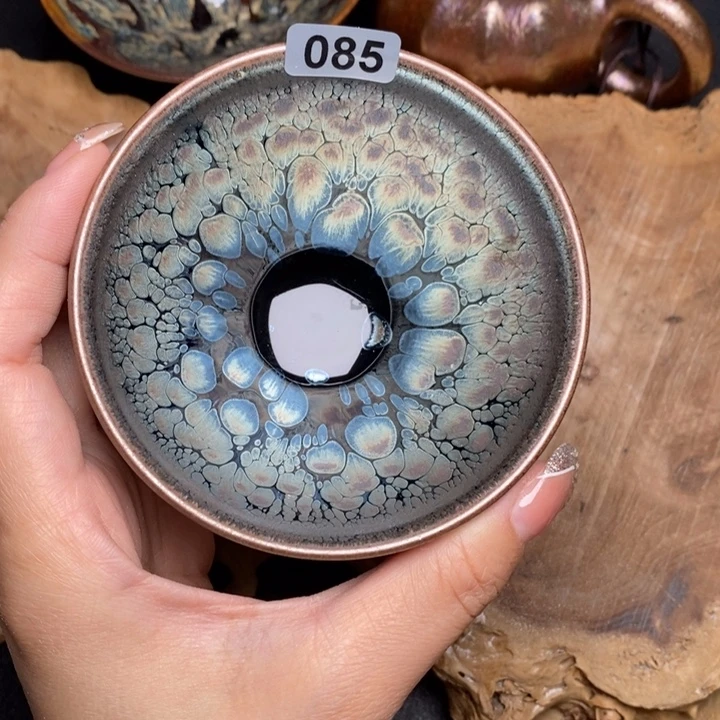 茶盏建窑建盏主人杯85微瑕