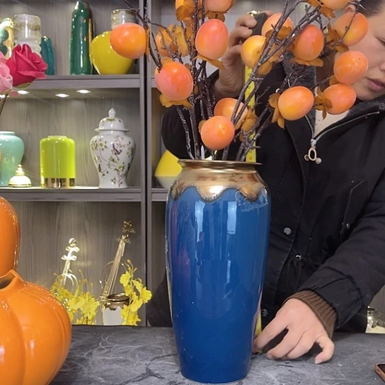 陶瓷陶瓷花瓶摆件工艺品摆件