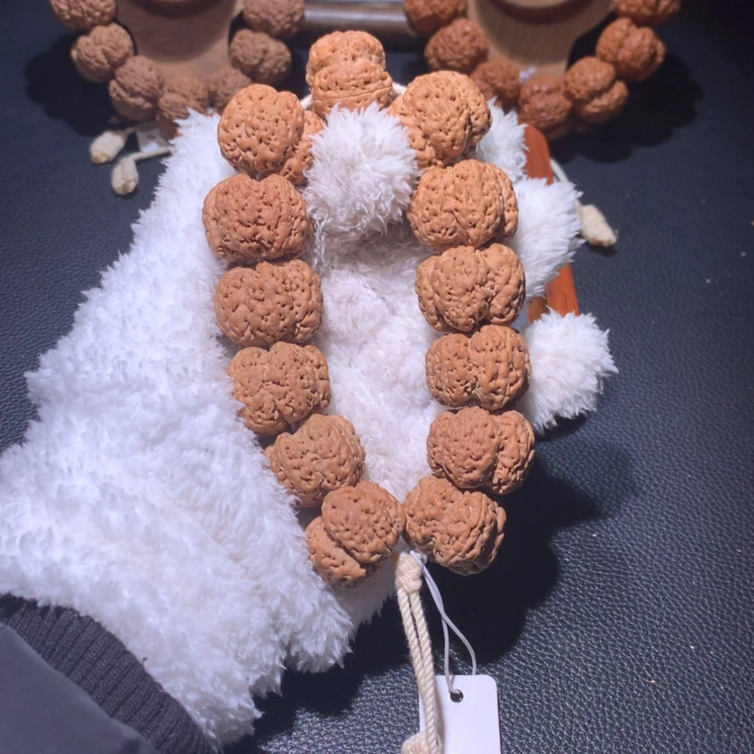手串金刚菩提28尺寸五瓣雪花扇面定制