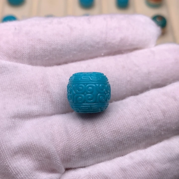 绿松石未镶嵌绿松石回纹14.5