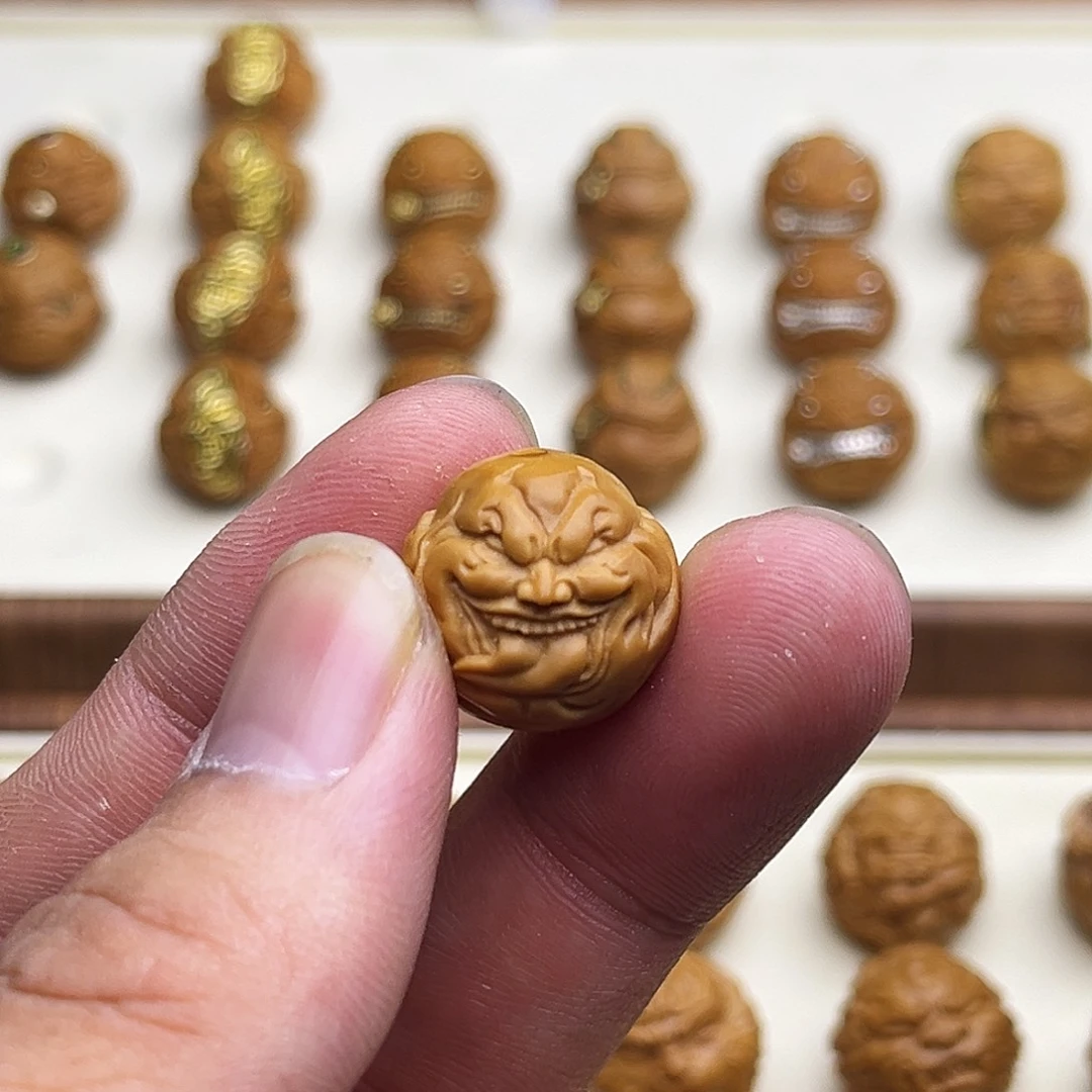猴头核桃吊坠胖脸舔僧17