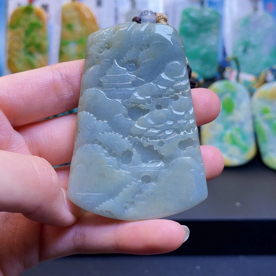 颈饰未镶嵌翡翠翡翠